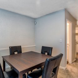 dining room at Silver Oaks Apartments located in Clarkston, GA