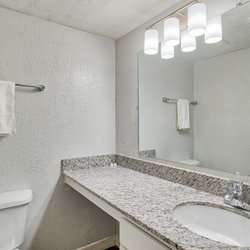 bathroom at Silver Oaks Apartments located in Clarkston, GA