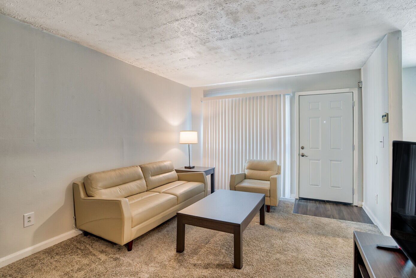 living room at Silver Oaks Apartments located in Clarkston, GA